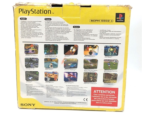 Playstation 1 - Uden Analog Sticks - Komplet I Æske - Konsol - SNR C7043592 (B Grade) (Genbrug)